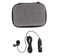 CHEOTIME Set microfono lavalier omnidirezionale con alimentazione phan tom, microfono mono bavero XLR a 3 pin con riduzione del rumore direzionale 48V per registrazione video,