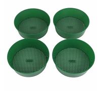 CHEOTIME Setaccio di Sabbia 4pc, Set Pratico setaccio di Giardinaggio in plastica, setaccio filtrante per Piante succulente screening di Sabbia di Pietra del Suolo, Essenziale
