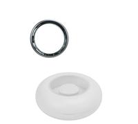 CHEOTIME Smart Ring Fitness Tracker modalità Multi Sport Resistente all'Acqua Gesto Controllo Fotocamera Anello Intelligente indossabile Ultra Sottile con Custodia di Ricarica per Uomo (11#)