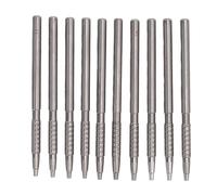 CHEOTIME Stainless Steel Watch Hands Presser Set, 10pcs Watch Repair Tool with Sizes 0.0-1.4mm, Anti-Slip Texture, 85mm Length for Watchmakers