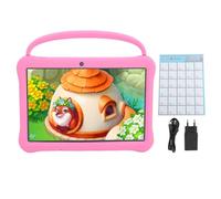 CHEOTIME Tablet 10,1 pollici, tablet di apprendimento educativo WiFi Bluetooth con custodia protettiva a doppia fotocamera Android 13 Android da 64 GB (Plug)