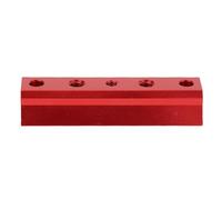 CHEOTIME Telescope Mounting Bar, Aluminum Alloy Adapter Plate with 1/4 Inch M8 Threads and 7mm Through Hole, Universal Mount Base for Equipment