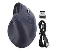 CHEOTIME Wireless Ergonomic Vertical Mouse, 2.4G & Bluetooth Dual Mode, 2400 DPI Adjustable, 71Hrs Battery for PC/Laptop/Mac/Android