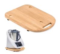 CHEPULA Tavola scorrevole per Bimby TM6/TM5, tavola per Bimby con ruote, per Bimby Vorwerk Robot da cucina in bambù