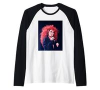 Cher Love Hurts Tour È nel Suo Bacio 1992 Maglia con Maniche Raglan
