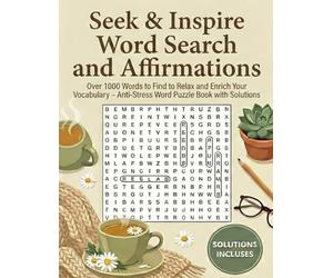 Cherche & Inspire: Word Search and Positive Affirmations: for adults with motivational thoughts, and mental well-being