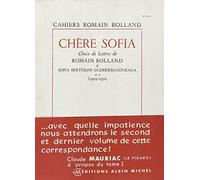 Chère Sofia - tome 2: Choix de lettres de Romain Rolland à Sofia Bertolini Guerrieri-Gonzaga (1909-1932), cahier n° 11