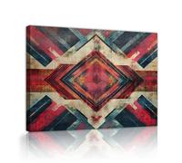 CHERHERART Colorful Geometric Canvas Wall Art Poster Tribal Pattern Immagini Stampe di opere d'arte Vintage Decor per soggiorno camera da letto ufficio 75x100cm