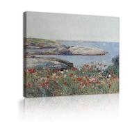 CHERHERART Le Isole delle Secche Tela Arte Della Parete Immagine Colorato Dipinti Impressionisti Stampe Murales per Casa Sala Da Pranzo Bagno Sala Da Pranzo 80x100cm Innerframe