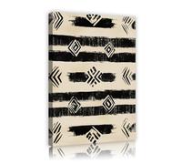 CHERHERART Tela geometrica tribale astratta Wall Art Decor per soggiorno Cafe Office Design estetico moderno Immagini Stampe di opere d'arte Murale 60x90cm