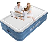 CHERIMOR Materasso ad aria gemellare con pompa ricaricabile integrata, supporta 453,6 kg, 40,6 cm, gonfiaggio di 2 minuti con tecnologia AirLockMax, per ospiti domestici e campeggio