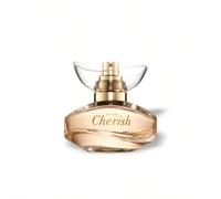 Cherish Eau de Parfum 50 ml Una fragranza delicata e femminile con note di fiori di ciliegio, muschio e legni caldi, perfetta per l'eleganza quotidiana.vetro
