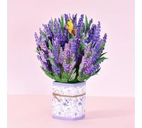 Cherished For Moments with a Stunning 3D Mother's Day Card Deliziosa composizione floreale all'interno (C)