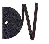 Cheriswelry Nastro in denim con cuciture da 10 m, 1 cm, tessuto a strati per jeans, fiocchi, nastro in tela fil di ferro, per fai da te, accessori per fermagli per capelli, decorazioni per cucito,