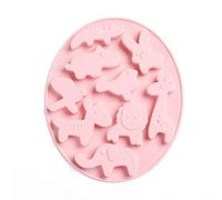 Cheriswely, 2 stampi per sapone in silicone per uso alimentare, per decorazioni fai da te per torte, cioccolato, biscotti, caramelle, resina, artigianato, 9 forme di animali