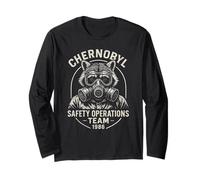 Chernoby Safety Operations Team 1986 - Maschera Protettiva per procioni Maglia a Manica