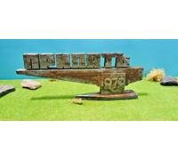 Chernobyl Città Pripyat Firmare Tschernobyl Emblema Monumento 19cm O 25cm