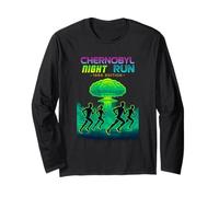 Chernobyl Night Run 1986 Retro Funny Maglia a Manica