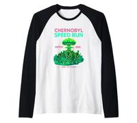 Chernobyl Speed Run 1986 Retro Funny Maglia con Maniche Raglan