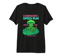 Chernobyl Speed Run 1986 Retro Funny Maglietta Premium