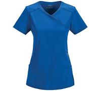 Cherokee Casacca da donna Top Plus Size Revolution - Mock-Wrap Design con tasche - CKE2625A, Blu reale, L