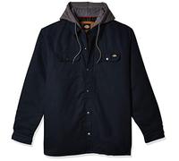 CHEROKEE Giacca in Pile con Cappuccio Anatra con idroscudo Capispalla Utility di Lavoro, Blu Marino Scuro, XL Uomo