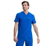 Cherokee iFlex Uomo Scrubs Top Scollo a V CK661, Reale, 5X-Large Grande