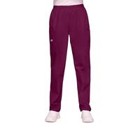 CHEROKEE Pantaloni da infermiera da donna, uniformi mediche e scrub, pantaloni elasticizzati in vita, pantaloni da infermiera, tuniche sanitarie da donna, scrub medico, pantaloni da donna, vino,
