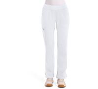 Cherokee - Uniform Revolution Pantaloni da donna con lacci, taglia XXS, blu navy, 18316, bianco, XL