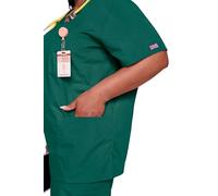 Cherokee - Uniforme, Casacca Unisex con Scollo a V, Linea Originals, Taglia M, Verde (Cacciatore), 18149