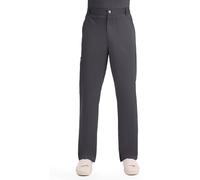 Cherokee - Uniforme, Pantaloni Cargo da Uomo con Patta, Linea Revolution, Taglia S, Grigio (Peltro), 18429