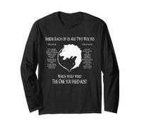 Cherokee Wolf! - Dentro ognuno di Noi Ci Sono Due Lupi Uno Maglia a Manica