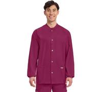 Cherokee Workwear Professionals WW360 Men's Snap Front Warm-Up Scrub Jacket