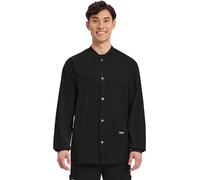 Cherokee Workwear Professionals WW360 Men's Snap Front Warm-Up Scrub Jacket