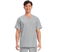 Cherokee Workwear Professionals WW695 Men's V-Neck Solid Scrub Top