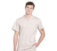 Cherokee Workwear Professionals WW695 Men's V-Neck Solid Scrub Top