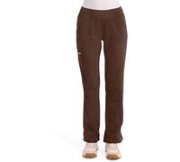 Cherokee Workwear Revolution Women's Mid Rise Straight Leg Pull-On Scrub Pant