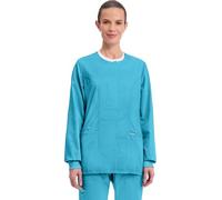 Cherokee Workwear Revolution Women's Snap Front Warm-Up Scrub Jacket