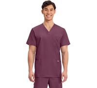 Cherokee Workwear Revolution WW670 Men's V-Neck Utility Solid Scrub Top