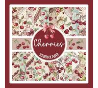 Cherries Scrapbook Paper: Coquette Cherry Themed Craft Paper Pad For Scrapbooking, Mixed Media, Origami, Junk Journals & Paper Crafts; 8.5 x 8.5"