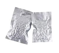 Cherrii Sacchetti for sottovuoto for alimenti, 100 pezzi, sacchetti richiudibili, imballaggi commestibili con foglio di alluminio bifacciale for la conservazione degli etichette adesive(16 * 24cm)