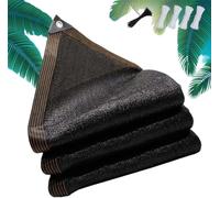 Cherrii Tela cerata trasparente, copertura for cantiere, rete ombreggiante resistente al 90% in tessuto con occhielli for giardino, serra, patio, pergola - Durevole e traspirante(10X23ft)