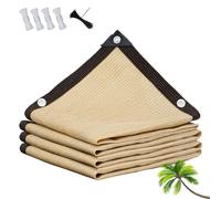Cherrii Telo trasparente, copertura for cantiere, rete parasole resistente al 90% con occhielli e corda for legare - leggera for serra, patio, posto auto coperto(9.8x29.5ft)