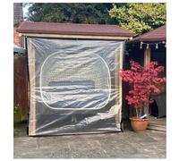 Cherrii Telone Trasparente,Copertura for Cantiere, Di for Impermeabile Resistente Con Bordi Rinforzati for Il Campeggio All'aperto E Protezione Dei Mobili Da Giardino(5x7m)