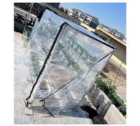 Cherrii Telone Trasparente,Copertura for Cantiere, Esterno Giardino Antipioggia for Piante Isolamento Capannone Panno con Occhielli Gazebo Pergole Tettoia(2x2m)