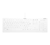 Cherry Active Key Flat Profile Hygiene Desktop Keyboard Sea AK-C8112-US-W/FR