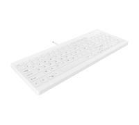 Cherry Active Key Hygiene Compact Ultraflat Keyboard with N AK-C7012F-U1-W/FR
