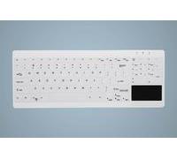 Cherry Active Key TASTIERA COMPATTA SANIFICABILE CON TN E TOUCHPAD cablata / USB (AK-C7412F-GUS-W/CH)