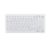 CHERRY AK-C4110F-FUS-W/GE Tastiera Radio, IP68, Disinfettabile, Compatta, Bianca, DE