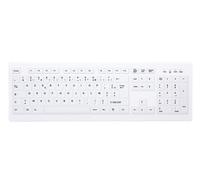 CHERRY AK-C8100F-FU1-W/FR tastiera RF Wireless AZERTY Francese Bianco - Nouvo